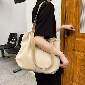  [무료배송]포미 캔버스 데일리 여성 가방 주름 디자인 에코백 숄더백