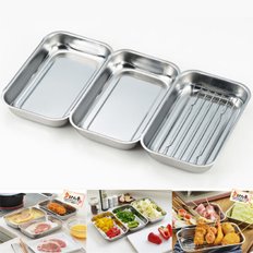  일본 요시카와/스텐레스 연결바트+망 (4P세트)/아게타테이