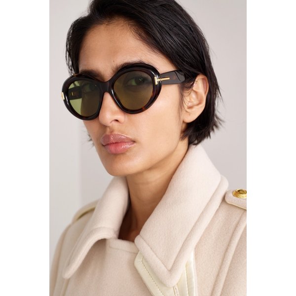 아이콘 캣아이 톨토이즈쉘 아세테이트 선글라스 46376663162984006