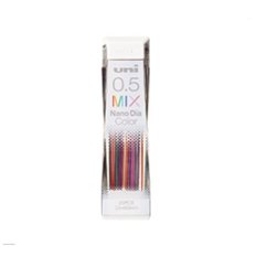 미츠비시 연필 샤프 컬러 교체 코어 나노 다이어 0.5mm MIX U05202NDCMIX 10개 세트