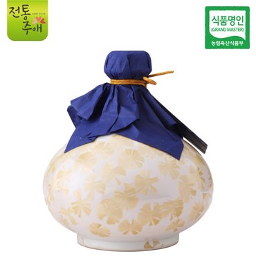  이기춘명인 문배주양조원 명작1000 결정유도자기 40도 1000ml 전통소주