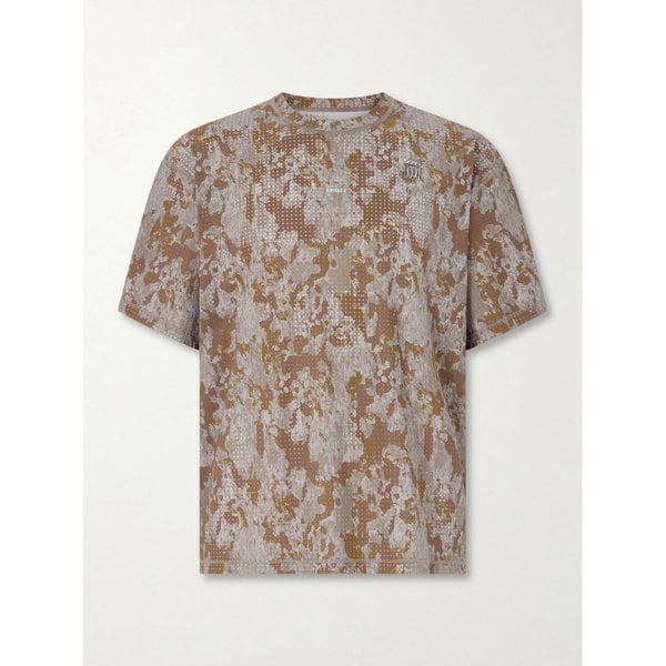 로고 아플리케 장식 스페이스-O 메쉬 티셔츠 46376663163018342