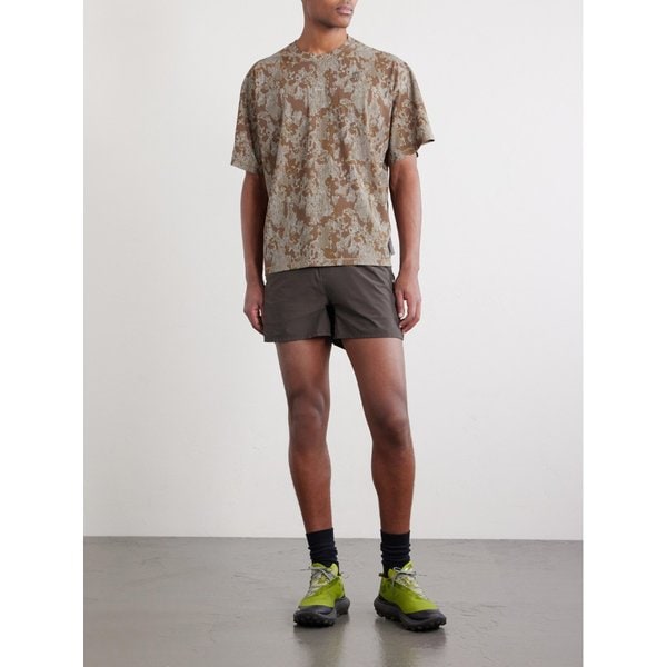 로고 아플리케 장식 스페이스-O 메쉬 티셔츠 46376663163018342