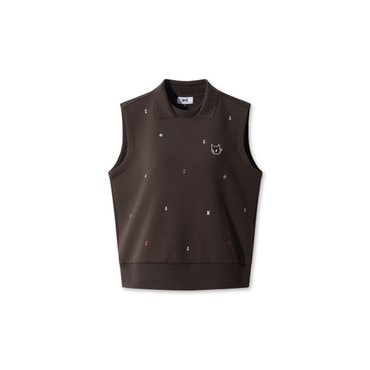 왁 골프 (WWTCA25600BRX)여성 Multicolor Embroidery 베스트