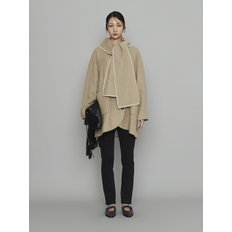 [Atelier] Muffler A-Line Coat (beige)_LFCAW24850BEX