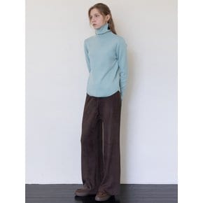 Wool blended pants _ Brown