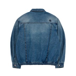 NEW SYMBOL LOGO BLOUSON SET UP DENIM JACKET BLUE 블루슨 셋업 데님 자켓 블루