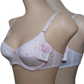 국산 조은 여자 주니어 여학생 3단계 면 와이어 몰드브라 75B 80B 85B JBBR514SL