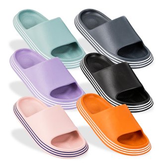 에이블팩토리 라인업 슬리퍼 발편한 신발 푹신한 여성 남성 욕실 거실 사무실 실내화 여름 물놀이