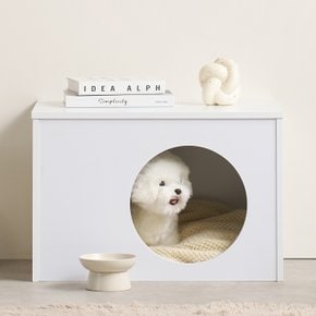 바오 강아지집 고양이 숨숨집 겸용 협탁 600*400