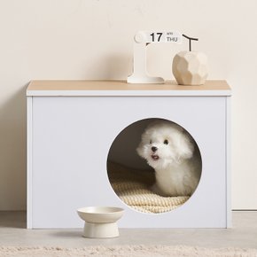 바오 강아지집 고양이 숨숨집 겸용 협탁 600*400