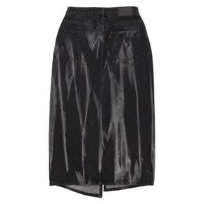 POINT BRUSH LONG SKIRT [BLACK]