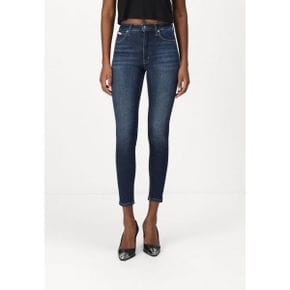 5064134 Calvin Klein HIGH SUPER SKINNY ANKLE - Jeans Skinny Fit denim dark 105698194