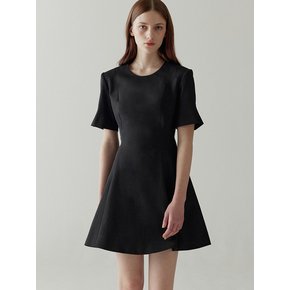 Silk Collar Dress Mini