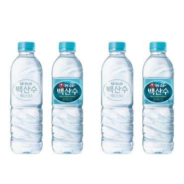  농심 백두산 백산수 무라벨 유라벨 500ml x 120개