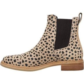 탐스 부츠 여성 Women Boot Desert Tan Tiny Cheetah Printed 스웨이드 등산화 217110