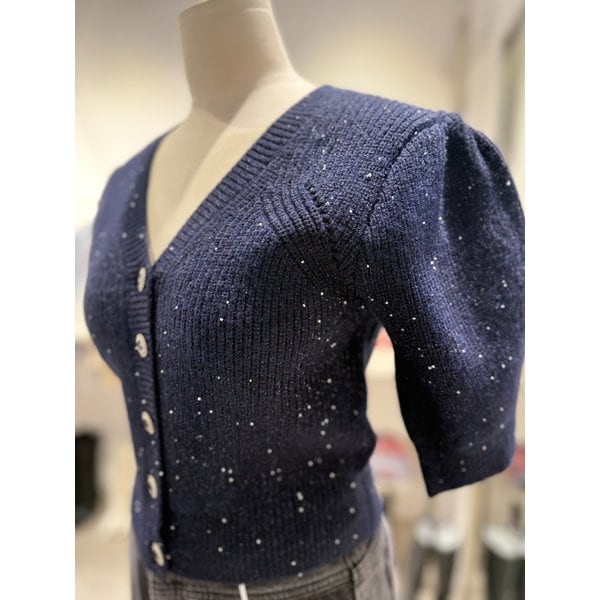 [여주점] 진주 믹스 하찌 V넥 볼륨 가디건 ER1KG260