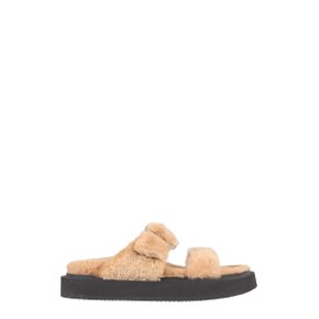 FW21 Giuseppe Zanotti Sandals SHEARLING SANDALS BROWN I100032_002