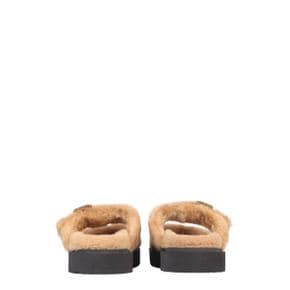 FW21 Giuseppe Zanotti Sandals SHEARLING SANDALS BROWN I100032_002