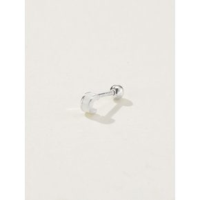 925 White Small U Piercing