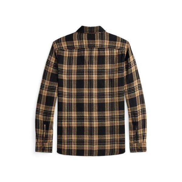 플래드 코튼 리넨 워크셔츠(MNRRWOV16820406200)