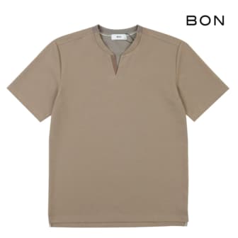 본 * BON 네크라인 변형 노말핏 티셔츠 BN1MTS950BE