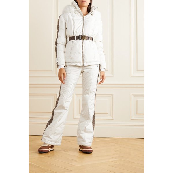 캔버스 자카드 트림 플레어 스키 팬츠 1647597316538779