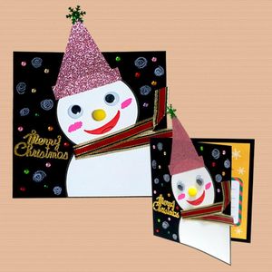 오너클랜 만들기대장-눈사람 크리스마스 츄리 카드 만들기