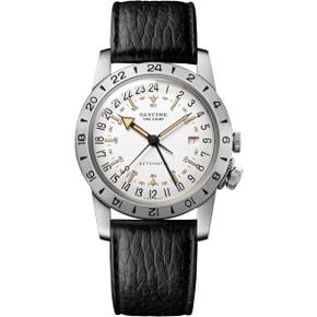 영국 글라이신 시계 Glycine A일루마n Vintage The Chief 40 GMT White 스트랩. 1774036