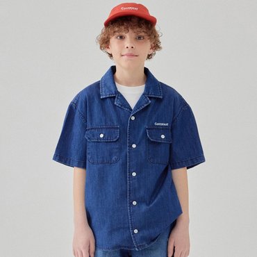 커버낫 키즈 청해지 반팔셔츠 인디고 CK2502SS14IN