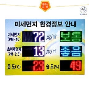 미세먼지 전광판