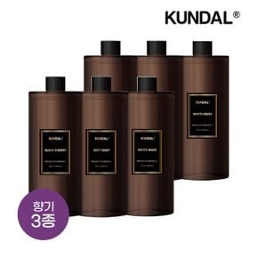 쿤달 퍼퓸 디퓨저 리필 500ml x6개