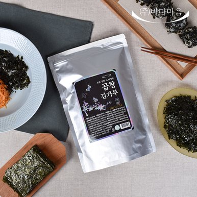 바다마음 두번구운 곱창김가루 50g 3봉 곱창김 조미김