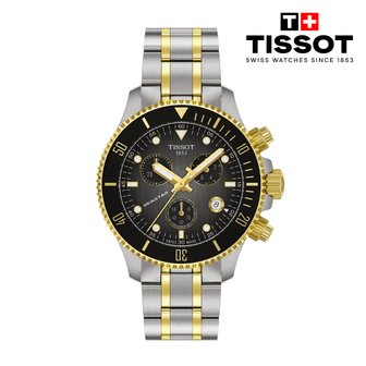 티쏘 [본사직영][New] 씨스타 1000 쿼츠 크로노그래프 38mm T120.217.22.061.00