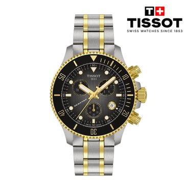 티쏘 [본사직영][New] 씨스타 1000 쿼츠 크로노그래프 38mm T120.217.22.061.00