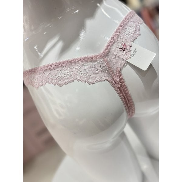 [여주점] 와코루 화려한 플로럴 자수 레이스 T 끈 티 팬티 [WPT2050T] PK