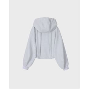 [파주점] [송지오우먼]지제로 볼륨 크롭 집업 라이트 멜란지 그레이 WI2TS915LG