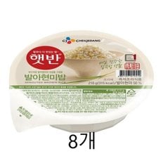 햇반 발아현미밥 210g*8  번들