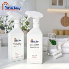 스웰데이 곰팡이제거제 버블스프레이 500ml 4개 (2개입X2박스)