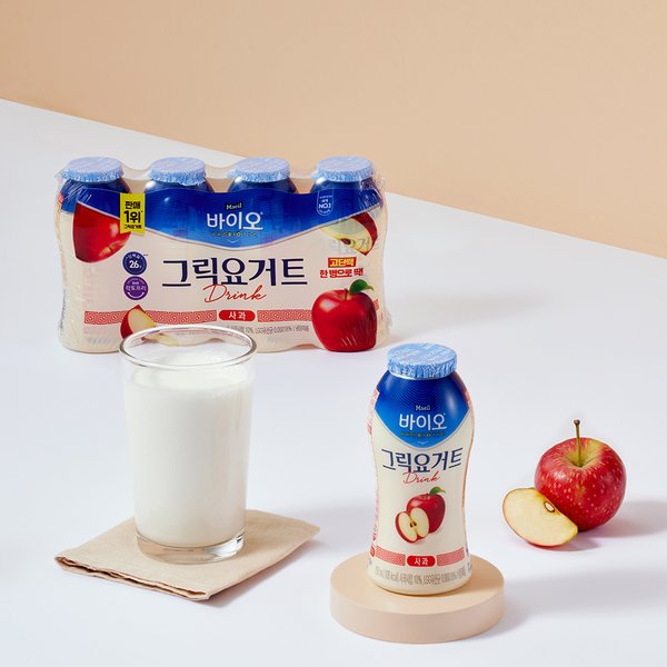 바이오 그릭요거트 드링크 사과 150ml 12입 _냉장
