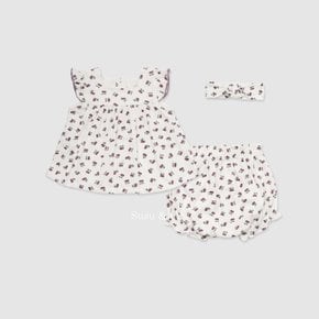 mini 세르에나 상하복 3set ㅡ 바닐라화이트