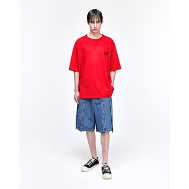 송지오 지제로 러브 팬서 티셔츠 레드 SH3TS810RD