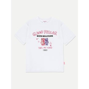 [Bellygom collaboration] Good fellas Over T-Shirts BS305 (White)