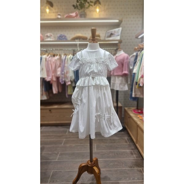 [파주점] 리틀그라운드(WH)테일스쿱-셔링원피스7531440002