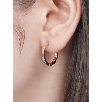 엘르주얼리 14K 컷팅 링 귀걸이(gold plated) ELGPEE514