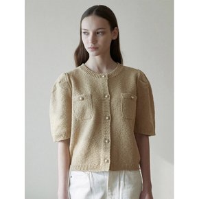 [7color] V. pearl button knit