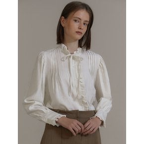 ANC FRENCH FRILL SHIRT_WHITE