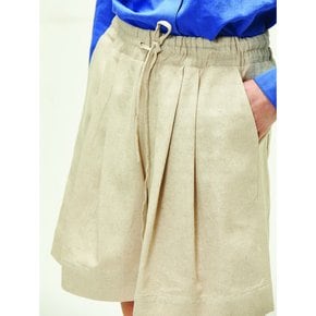 linen short pants(bl)