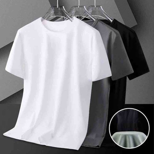 여름 남여공용 베이직 무지 쿨링 반팔 티셔츠 OC-TSH-SWF4C097