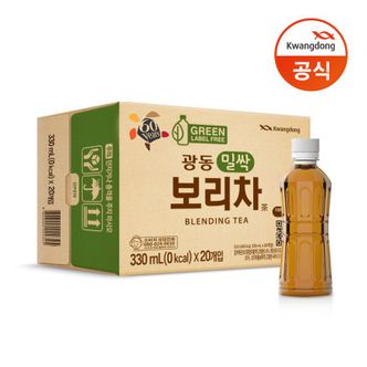 NS홈쇼핑 광동 밀싹보리차 무라벨 330ml 20개[33924377]